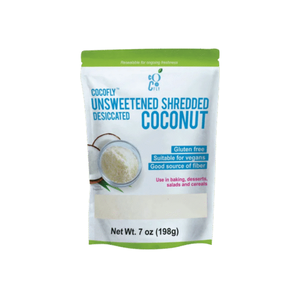 UNSWEETENED SHREDDED COCONUT  (198 g)