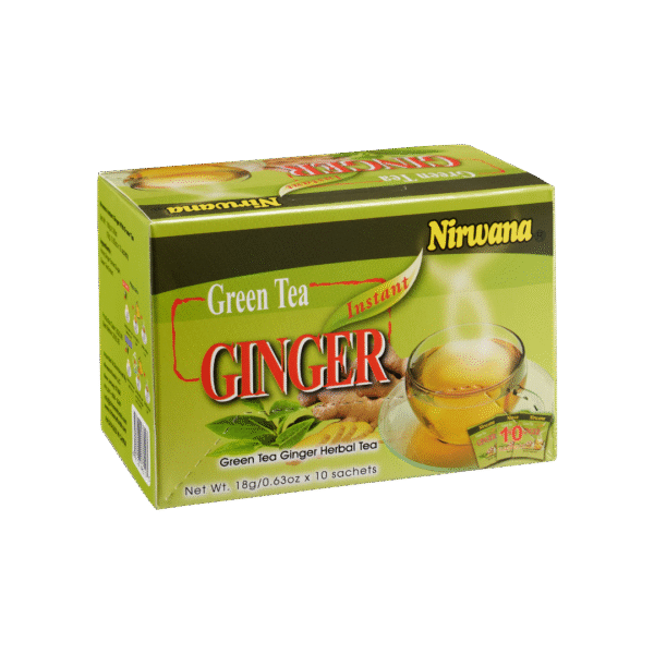 Herbal Green Ginger Tea  (10 Sachets) - Image 2